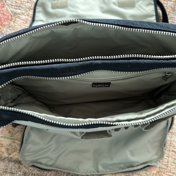 Navy blue Kipling hover messenger bag - Picture 6 of 8